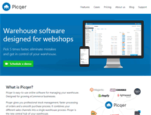 Tablet Screenshot of picqer.com